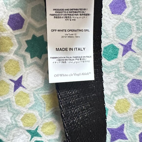 NWT OFF-WHITE Mini Logo Industrial Belt Black - Picture 8 of 13